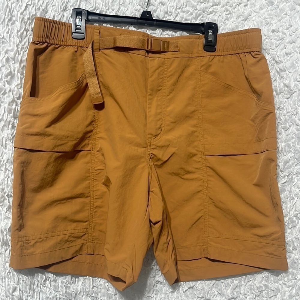 EDDIE BAUER MENS RIPSTOP TECH SHORT BROWN SUGAR SIZE XL NWT